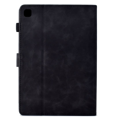 For Samsung Galaxy Tab A 10.1 2019 T510 Cats Embossed Leather Tablet Case(Black) by bashfashion