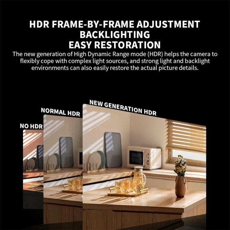 Original Xiaomi Smart Camera C700 4K 360 Viewing Angle Full-Color Night Vision AI Camera, Plug:US Plug by Xiaomi