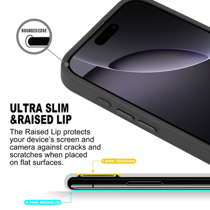 For iPhone 16 Pro GEBEI Skin Feel MagSafe Magnetic Phone Case(Black) by GEBEI