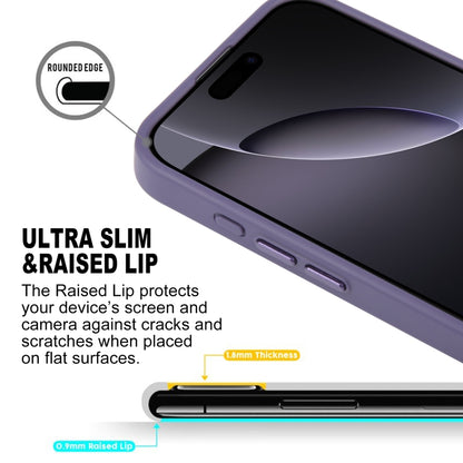 For iPhone 16 Pro GEBEI Skin Feel MagSafe Magnetic Phone Case(Purple) by GEBEI