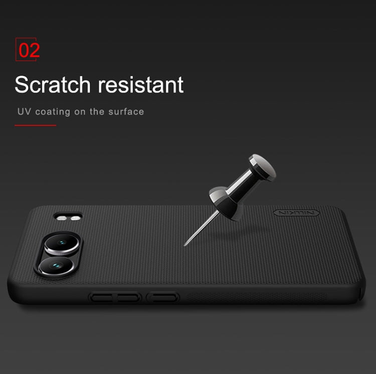 For OnePlus Nord 4 5G NILLKIN Frosted PC Phone Case(Black) by NILLKIN
