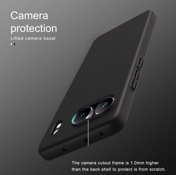 For OnePlus Nord 4 5G NILLKIN Frosted PC Phone Case(Black) by NILLKIN
