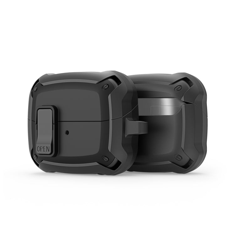 For Samsung Galaxy Buds3 / 3 Pro DUX DUCIS SECH Series Earbuds Box Protective Case(Black) by DUX DUCIS