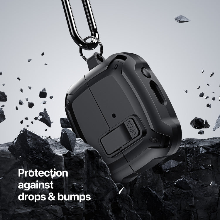 For Samsung Galaxy Buds3 / 3 Pro DUX DUCIS SECH Series Earbuds Box Protective Case(Black) by DUX DUCIS