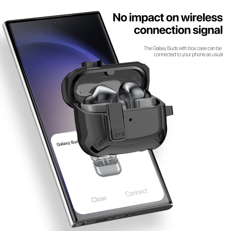 For Samsung Galaxy Buds3 / 3 Pro DUX DUCIS SECH Series Earbuds Box Protective Case(Black) by DUX DUCIS