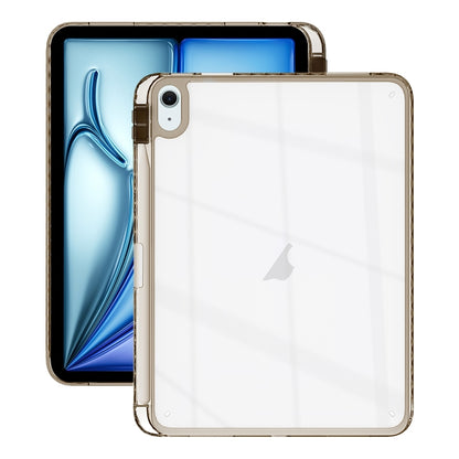 For iPad Air 13 2025 / 2024 Acrylic Hybrid TPU Tablet Case with Pen Slot(Black) by bashfashion