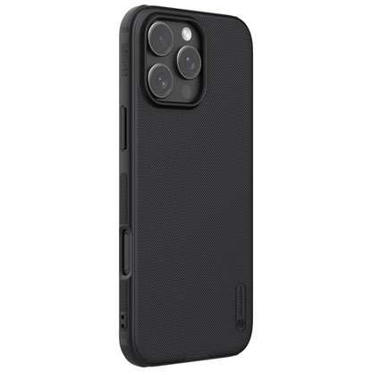 For iPhone 16 Pro Max NILLKIN Frosted Shield Pro PC + TPU Phone Case(Black) by NILLKIN
