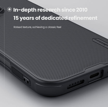 For iPhone 16 Pro NILLKIN Frosted Shield Pro PC + TPU Phone Case(Black) by NILLKIN