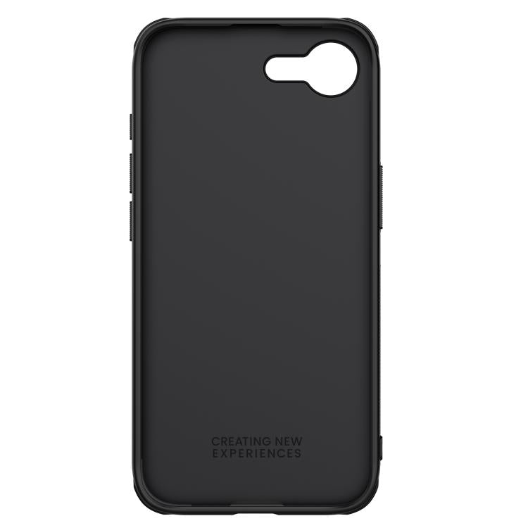 For iPhone 16e NILLKIN Frosted Shield Pro PC + TPU Phone Case(Black) by NILLKIN