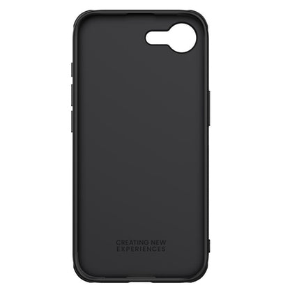 For iPhone 16e NILLKIN Frosted Shield Pro PC + TPU Phone Case(Black) by NILLKIN