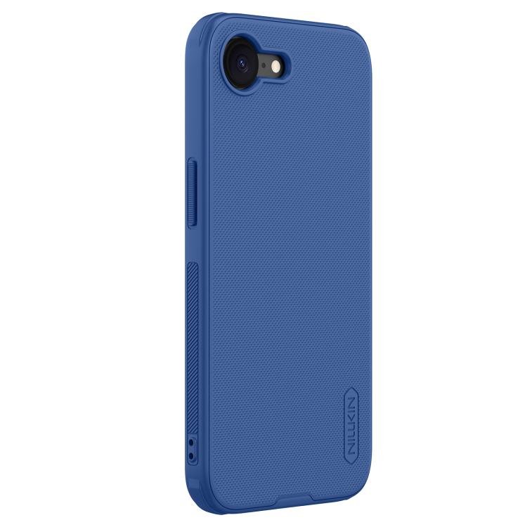 For iPhone 16e NILLKIN Frosted Shield Pro PC + TPU Phone Case(Blue) by NILLKIN