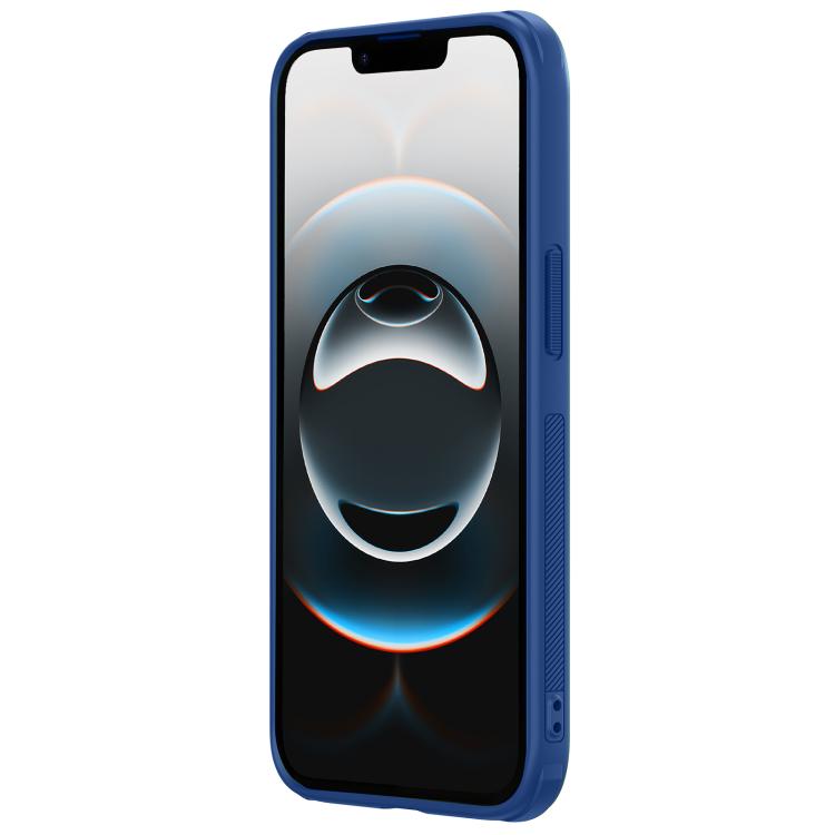 For iPhone 16e NILLKIN Frosted Shield Pro PC + TPU Phone Case(Blue) by NILLKIN