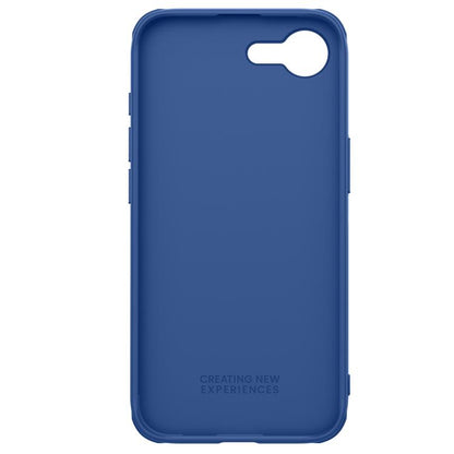 For iPhone 16e NILLKIN Frosted Shield Pro PC + TPU Phone Case(Blue) by NILLKIN