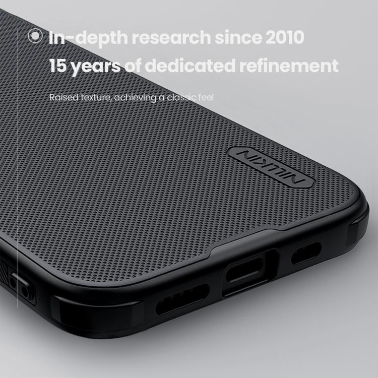 For iPhone 16e NILLKIN Frosted Shield Pro PC + TPU Phone Case(Blue) by NILLKIN