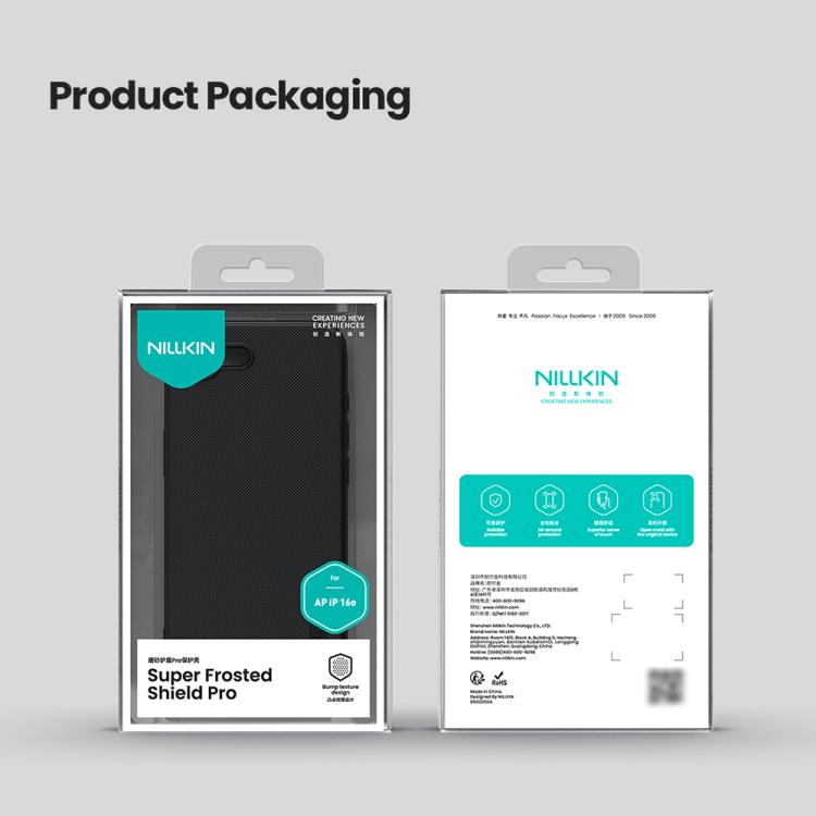 For iPhone 16e NILLKIN Frosted Shield Pro PC + TPU Phone Case(Green) by NILLKIN