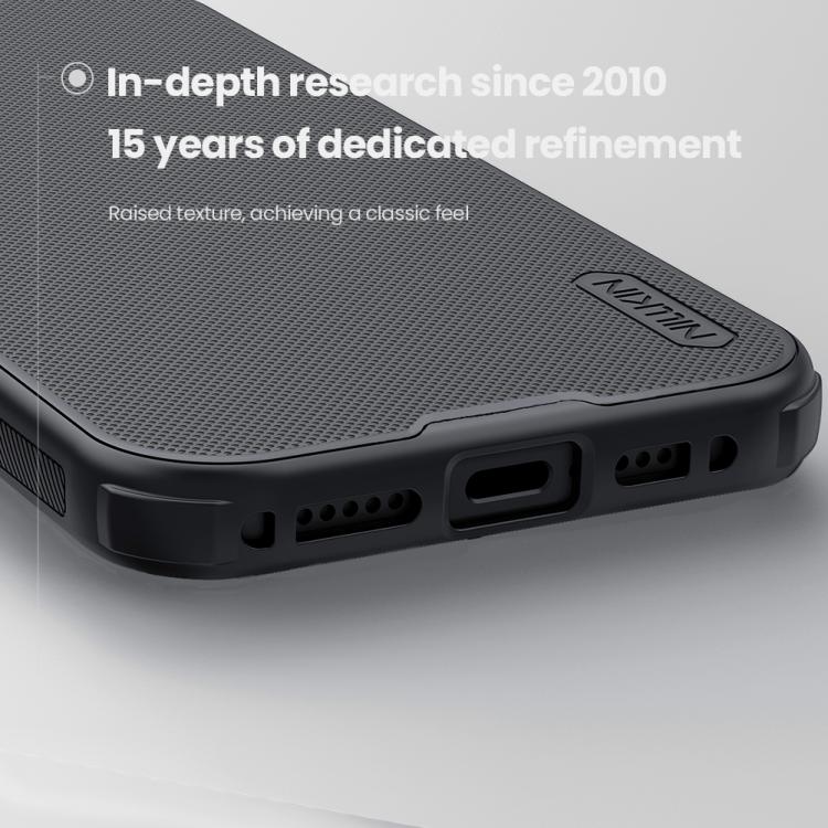 For iPhone 17 NILLKIN Frosted Shield Pro PC + TPU Phone Case(Black) by NILLKIN