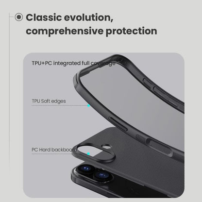 For iPhone 17 NILLKIN Frosted Shield Pro PC + TPU Phone Case(Blue) by NILLKIN