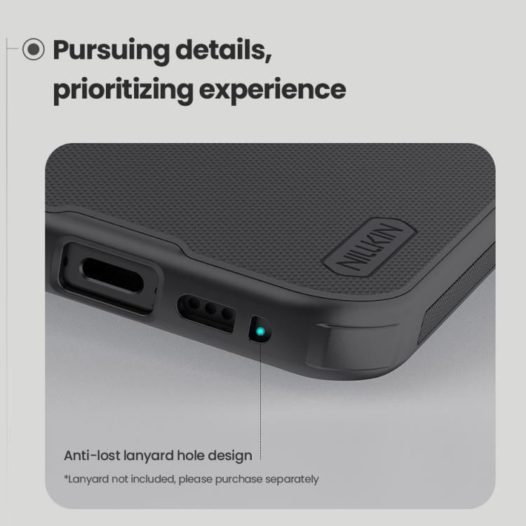 For iPhone 17 NILLKIN Frosted Shield Pro PC + TPU Phone Case(Blue) by NILLKIN