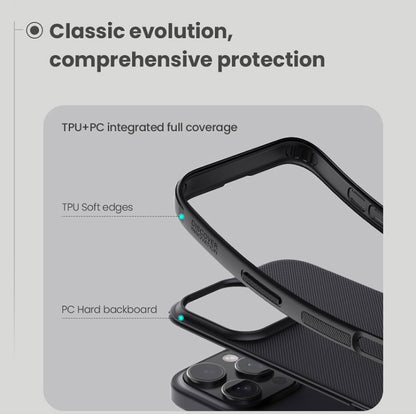 For iPhone 16 Pro NILLKIN Frosted Shield Pro Magnetic Magsafe Phone Case(Blue) by NILLKIN