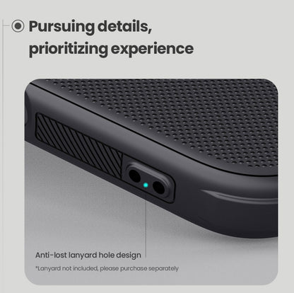 For iPhone 16 NILLKIN Frosted Shield Pro Magnetic Magsafe Phone Case(Black) by NILLKIN