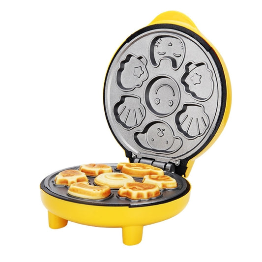Household Cake Machine Double-sided Heating Baking Machine, Plug Type:AU Plug(Yellow) by bashfashion