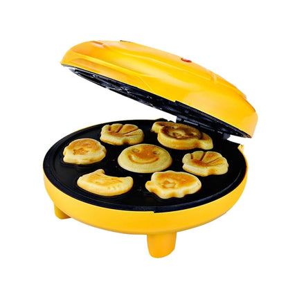 Household Cake Machine Double-sided Heating Baking Machine, Plug Type:AU Plug(Yellow) by bashfashion