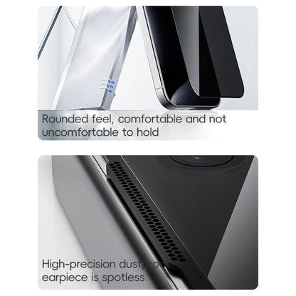 For iPhone 16 Pro Max ZGA 0.33mm 2.5D Anti-static Privacy Tempered Glass Film by ZGA