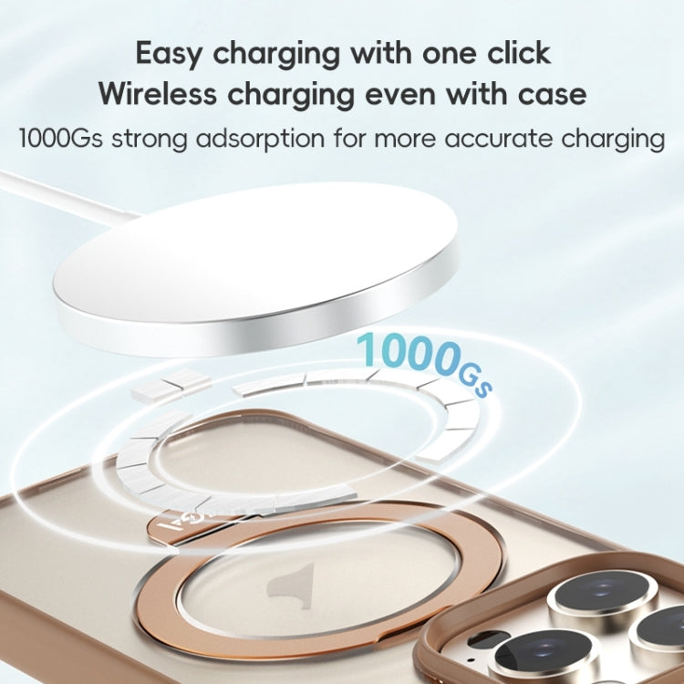 For iPhone 16 Plus ZGA Magsafe Holder PC Hybrid TPU Phone Case(Green) by ZGA