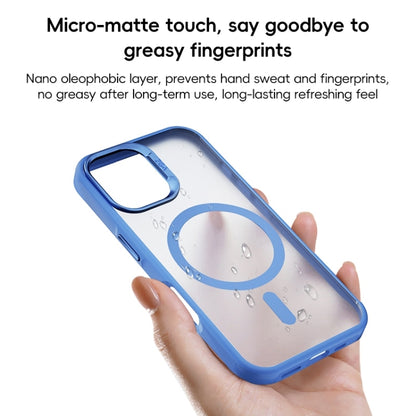 For iPhone 16 Pro Max ZGA Magsafe Frosted PC Hybrid TPU Phone Case(Grey) by ZGA