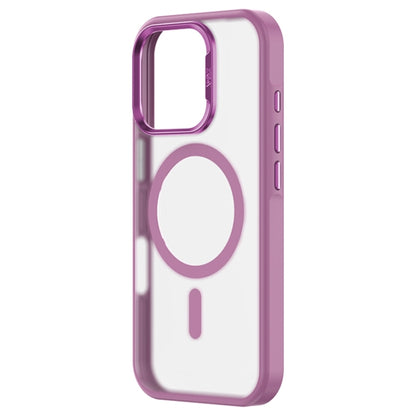 For iPhone 16 ZGA Magsafe Frosted PC Hybrid TPU Phone Case(Pink) by ZGA