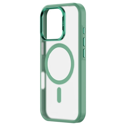 For iPhone 16 ZGA Magsafe Frosted PC Hybrid TPU Phone Case(Green) by ZGA