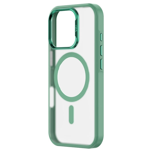 For iPhone 16 ZGA Magsafe Frosted PC Hybrid TPU Phone Case(Green) by ZGA
