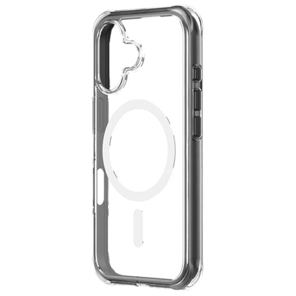 For iPhone 16 Plus ZGA Colorful Airbag Magsafe PC Hybrid TPU Phone Case(Black) by ZGA