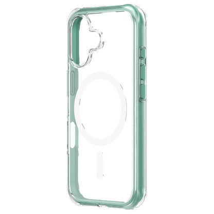 For iPhone 16 Plus ZGA Colorful Airbag Magsafe PC Hybrid TPU Phone Case(Green) by ZGA