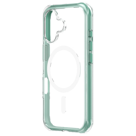 For iPhone 16 Plus ZGA Colorful Airbag Magsafe PC Hybrid TPU Phone Case(Green) by ZGA
