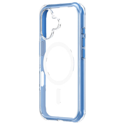 For iPhone 16 ZGA Colorful Airbag Magsafe PC Hybrid TPU Phone Case(Blue) by ZGA
