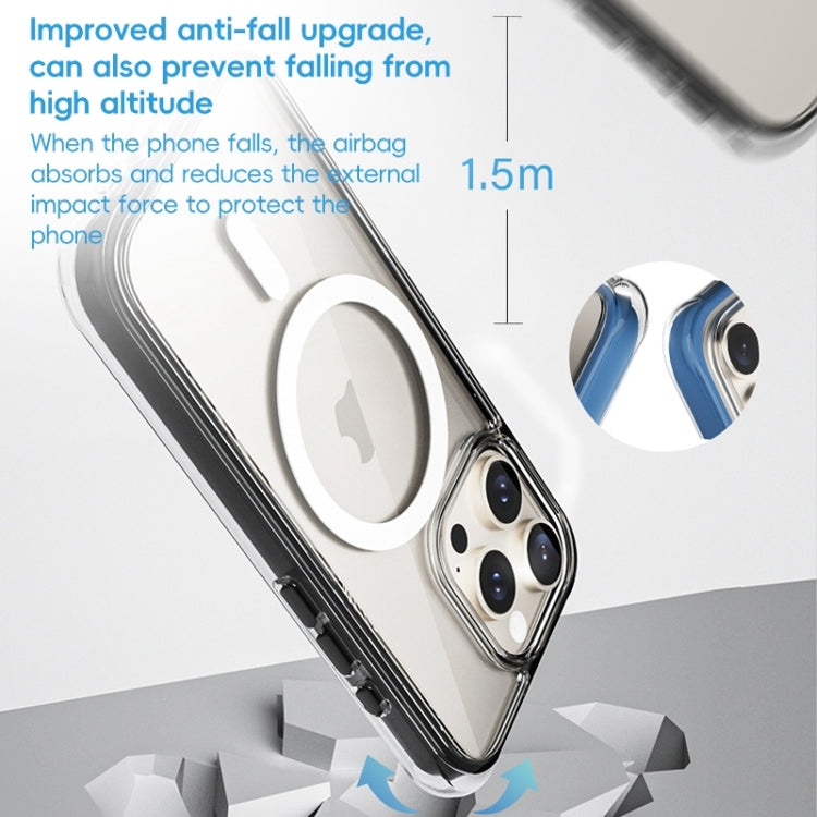 For iPhone 16 Plus ZGA Colorful Airbag Magsafe PC Hybrid TPU Phone Case(Green) by ZGA