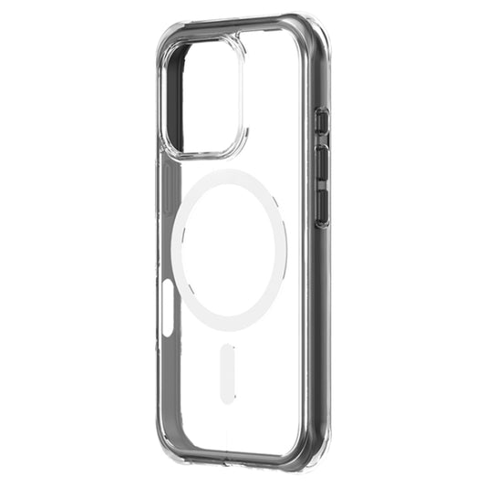 For iPhone 16 Pro ZGA Colorful Airbag Magsafe PC Hybrid TPU Phone Case(Black) by ZGA