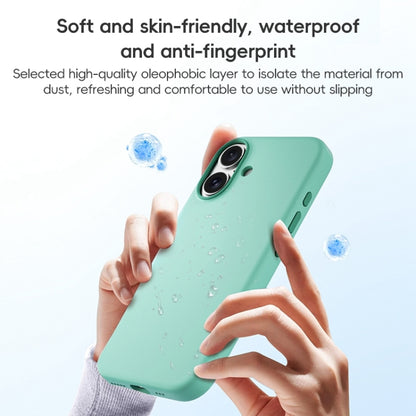 For iPhone 16 Plus ZGA Colorful Liquid Silicone Magsafe Phone Case(Green) by ZGA