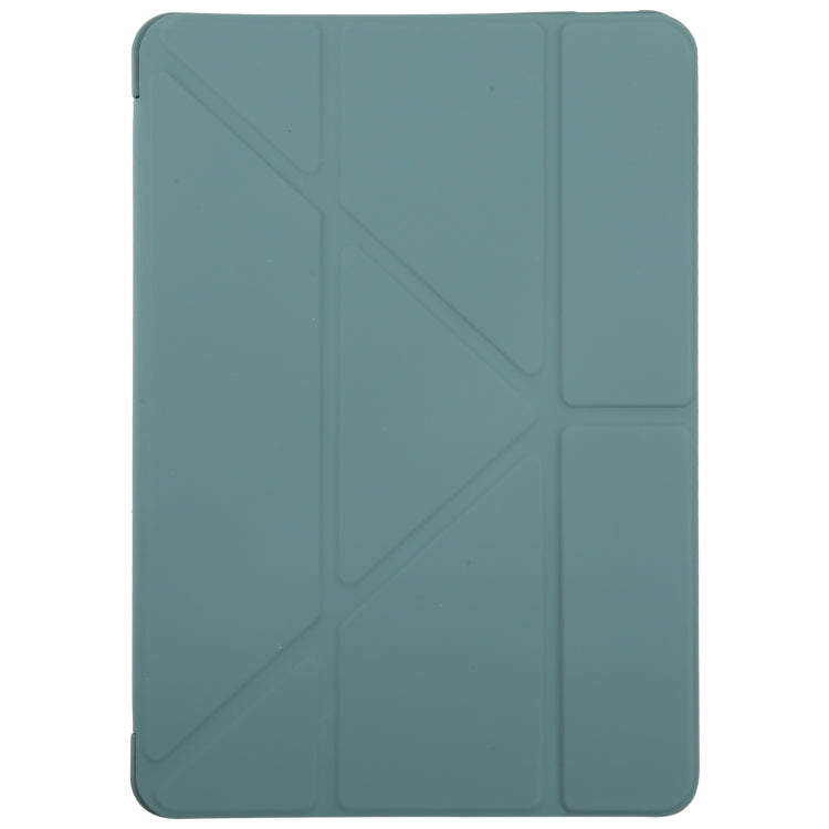 For Xiaomi Pad 7 / 7 Pro Deformation Silicone Leather Tablet Case(Deep Green) by bashfashion
