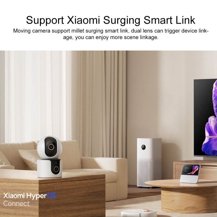 Original Xiaomi Smart Camera C500 Dual Lens Edition 4MP Support AI Detection, US Plug(White) by Xiaomi