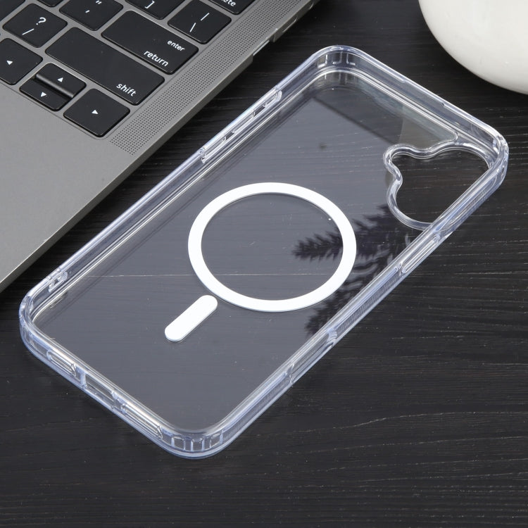 For iPhone 16 GEBEI MagSafe Magnetic Transparent Phone Case(Transparent) by GEBEI