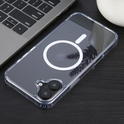 For iPhone 16 Plus GEBEI MagSafe Magnetic Transparent Phone Case(Transparent) by GEBEI