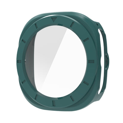 For Samsung Galaxy Watch Ultra 47mm / Ultra 2025 Tempered Glass Film Integrated PC Watch Protective Cover(Green) by bashfashion