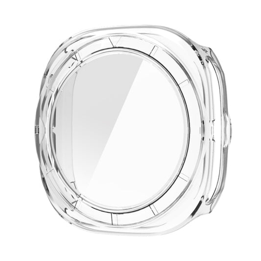 For Samsung Galaxy Watch Ultra 47mm / Ultra 2025 Tempered Glass Film Integrated PC Watch Protective Cover(Transparent) by bashfashion