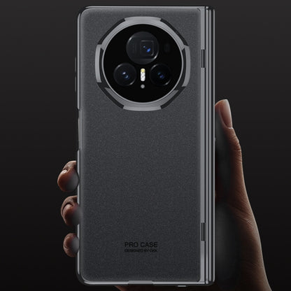 For Honor Magic V3 GKK Integrated Magnetic Fold Hinge AG Phantom Shockproof Phone Case(Sand Gold) by GKK