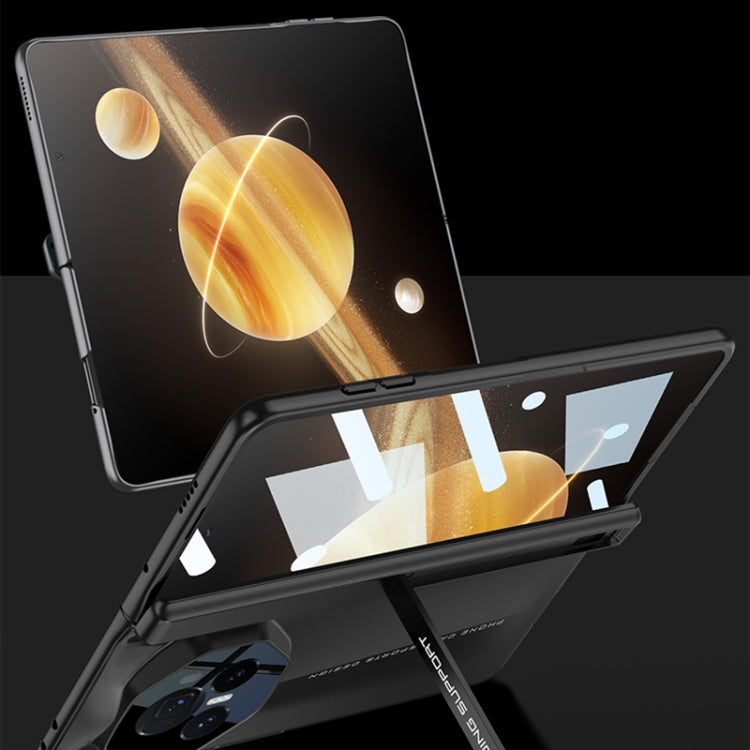 For Honor Magic V3 GKK Integrated Magnetic Blade Ultra-thin Full Coverage Phone Case(Grey) by GKK