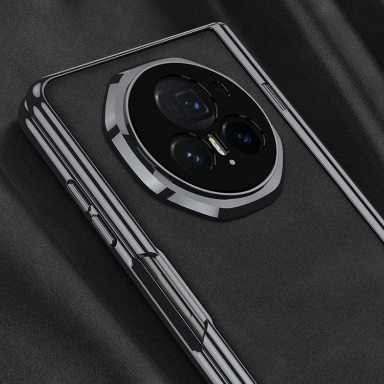 For Honor Magic V3 GKK Integrated Magnetic Fold Hinge Leather Shockproof Phone Case(Matte Brown) by GKK