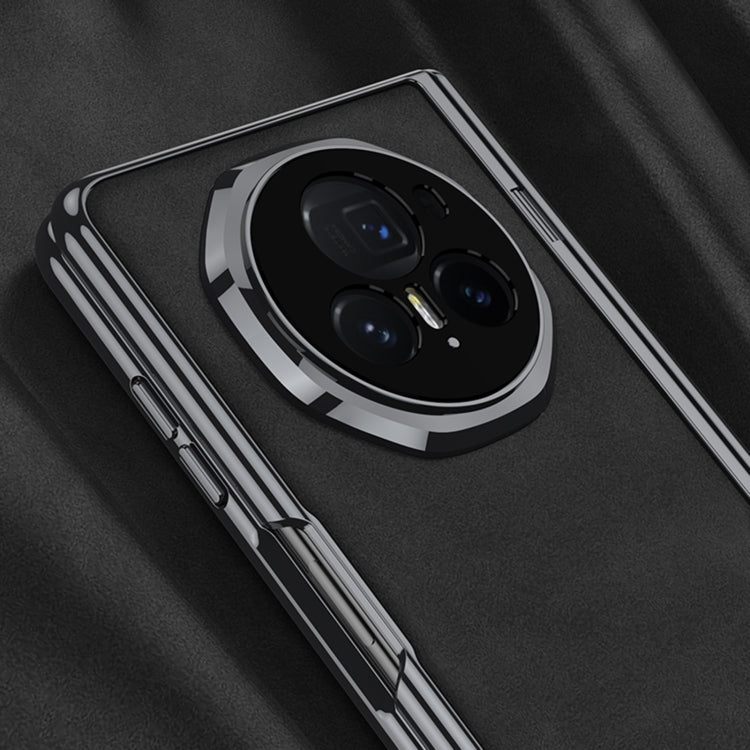 For Honor Magic Vs3 GKK Integrated Magnetic Fold Hinge Leather Shockproof Phone Case(Matte Brown) by GKK