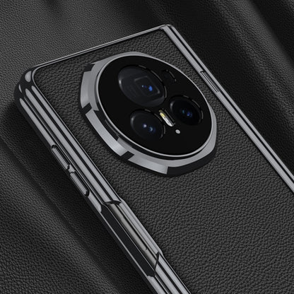 For Honor Magic V3 GKK Integrated Magnetic Fold Hinge Leather Shockproof Phone Case(Black) by GKK